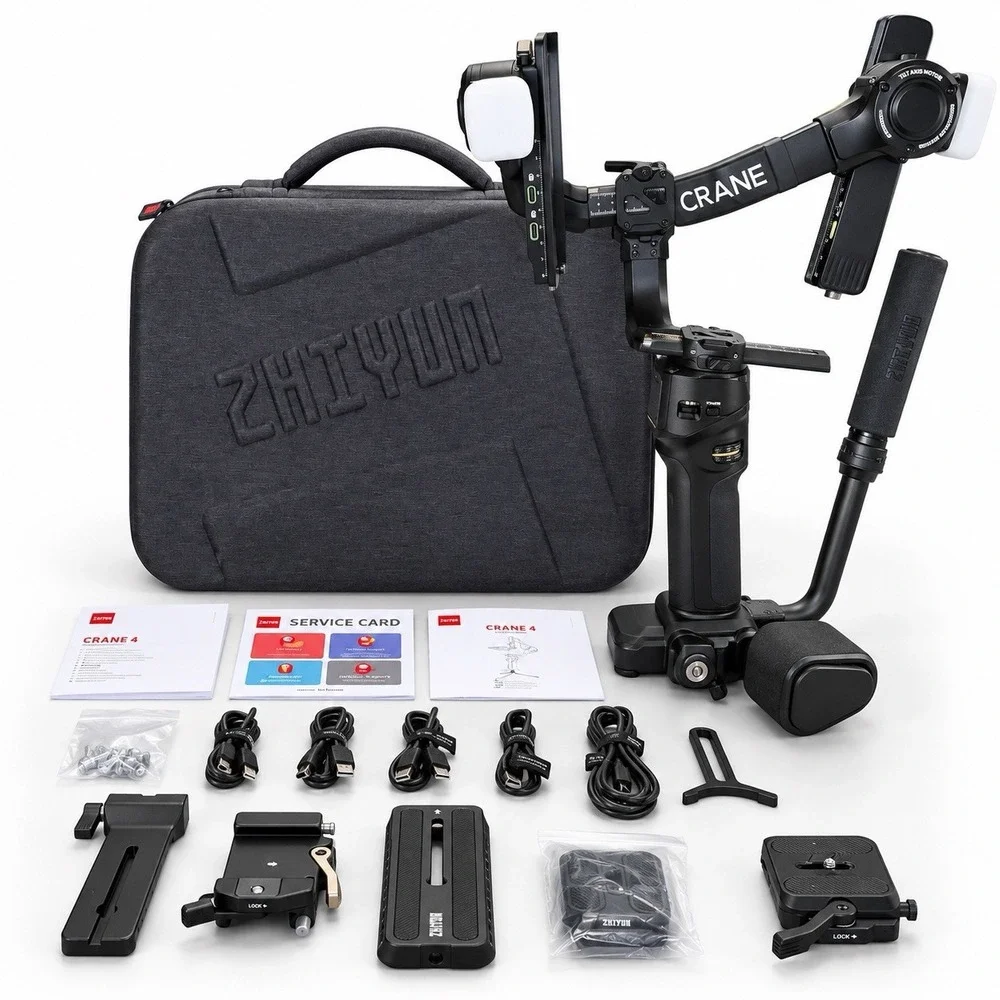 Zhiyun Crane 4 Combo 3-Axis handheld Gimbal Stabilizer fr DSLR Mirrorless Camera